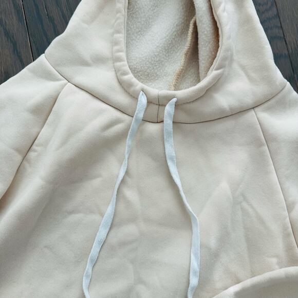Cream 2-Piece  Sweat Pants Hoodie Set - Picture 8 of 10